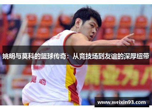 姚明与莫科的篮球传奇：从竞技场到友谊的深厚纽带